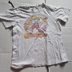 Disney White Sailor Moon Short Sleeve Tee
